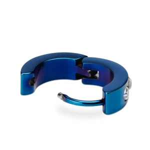 à prix d'occasion Fort Tempus Boucle D’oreille En Métal Bleu à Cristaux 7